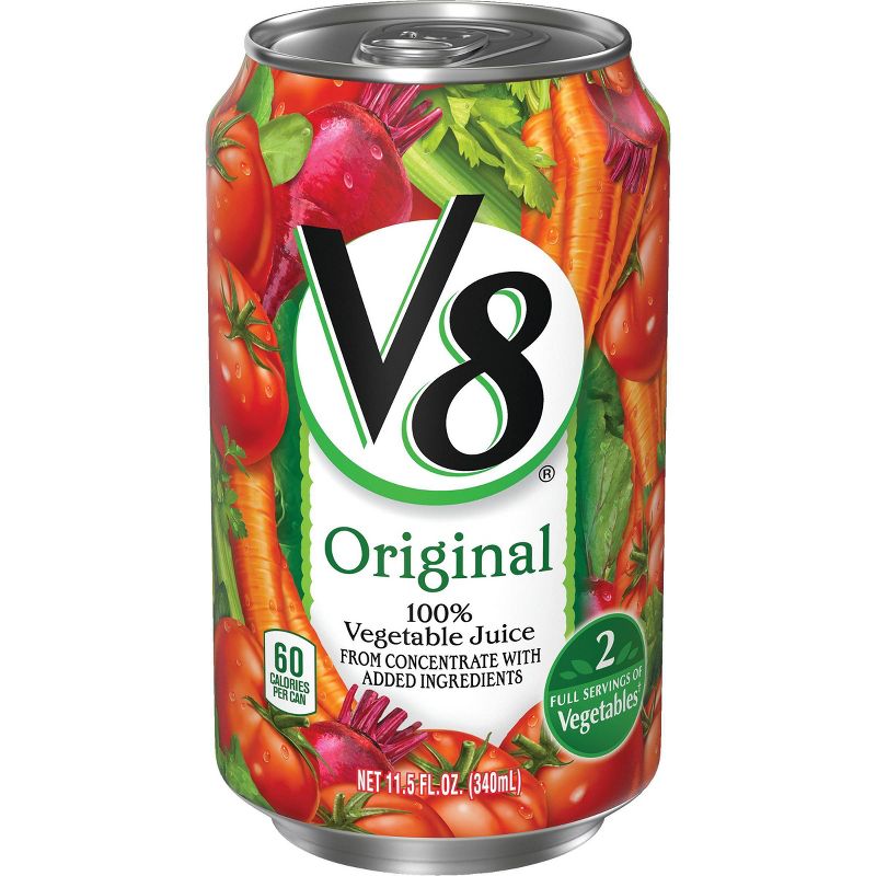 V8 Original Low Sodium 100% Vegetable Juice - 6pk/11.5 fl oz Cans