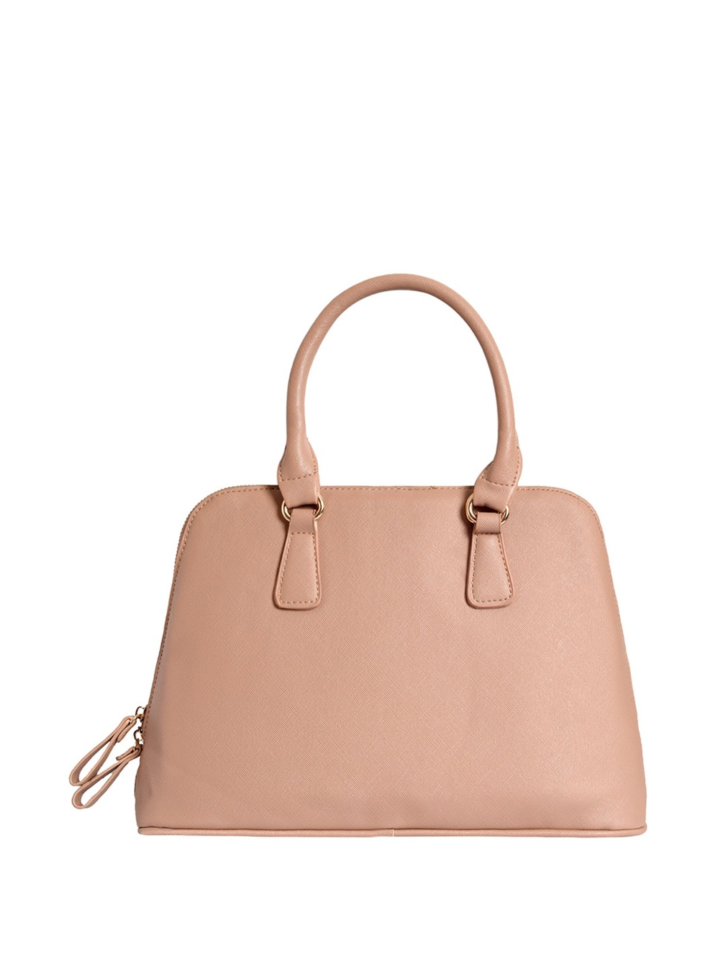 Lino Perros Core Pink Textured Medium Handbag