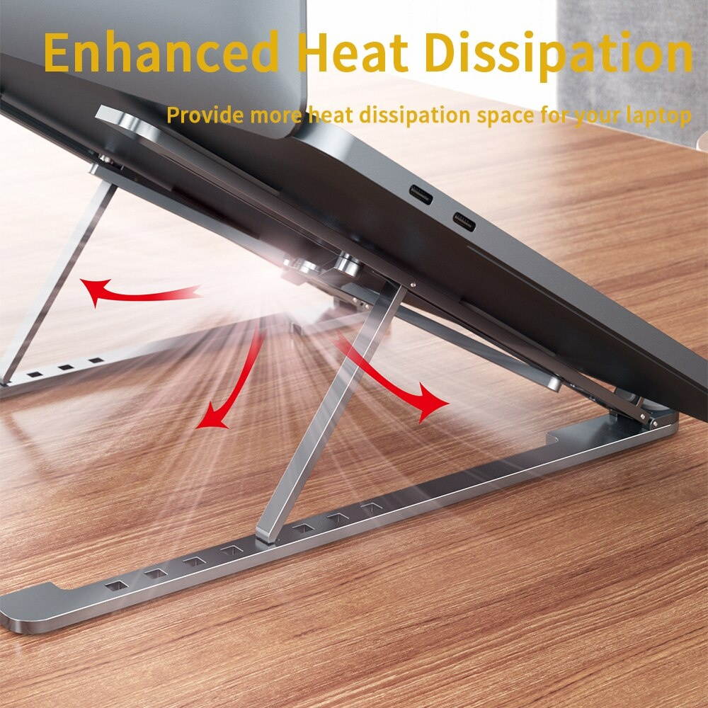 Essager Laptop Holder Adjustable Laptop Stand Holder For Macbook Pro Notebook Foldable Portable Table Base Bracket Support PC