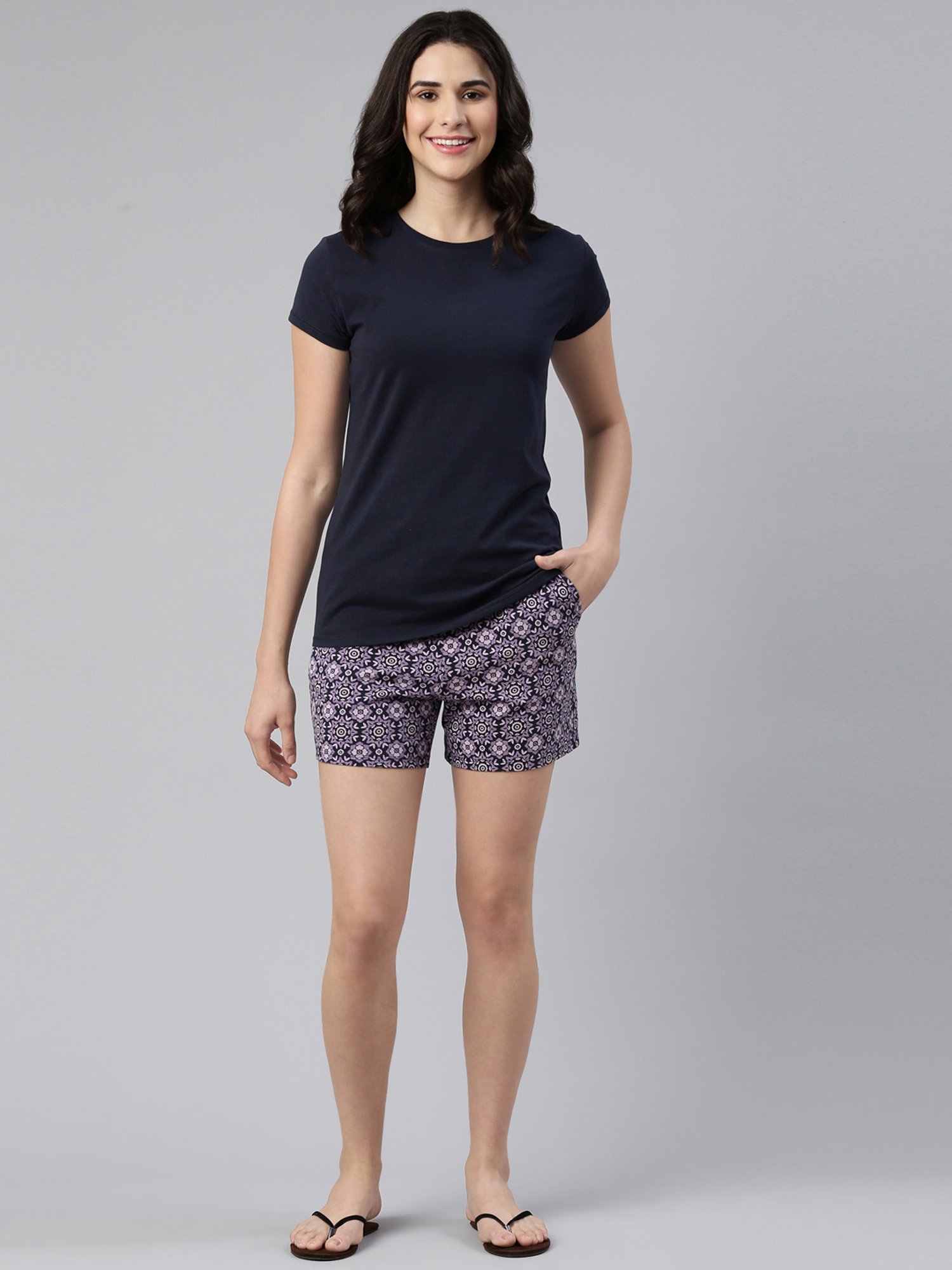 Secret Wish Lavender Hoodie With Lounge Pants