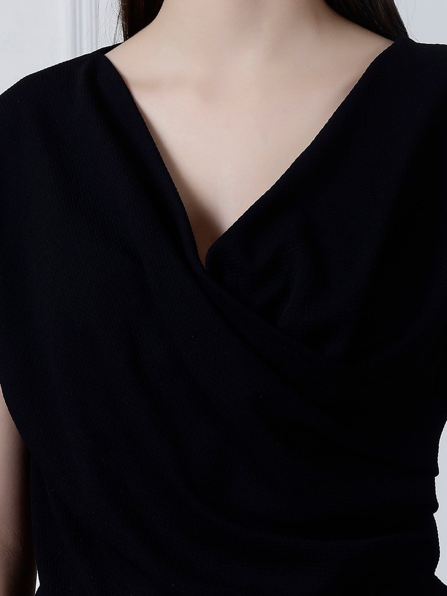 NEUDIS Black Regular Fit Top