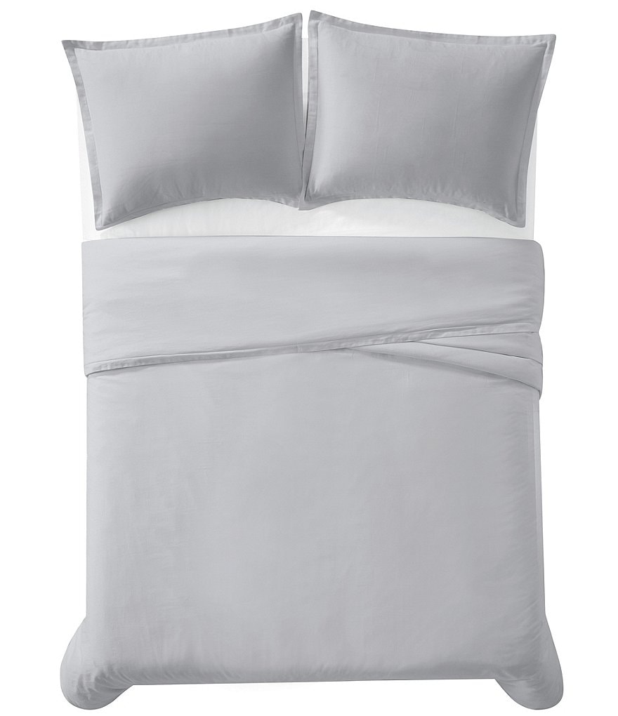 Charisma 310 Thread Count Cotton Classic Solid Duvet Cover Mini Set