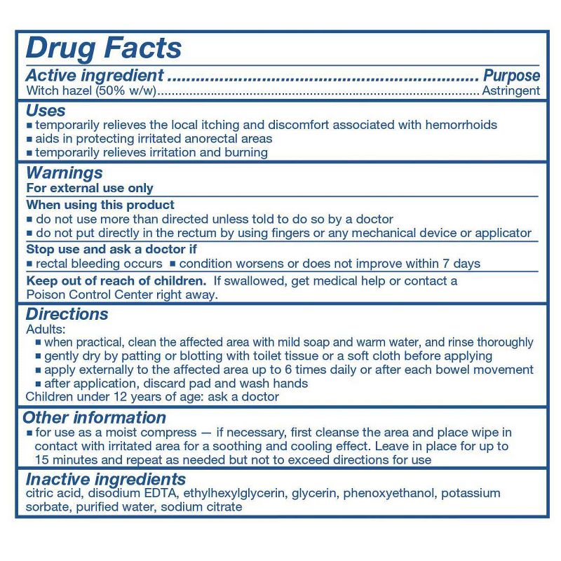 Tucks Medicated Hemorrhoidal Pads - 100ct