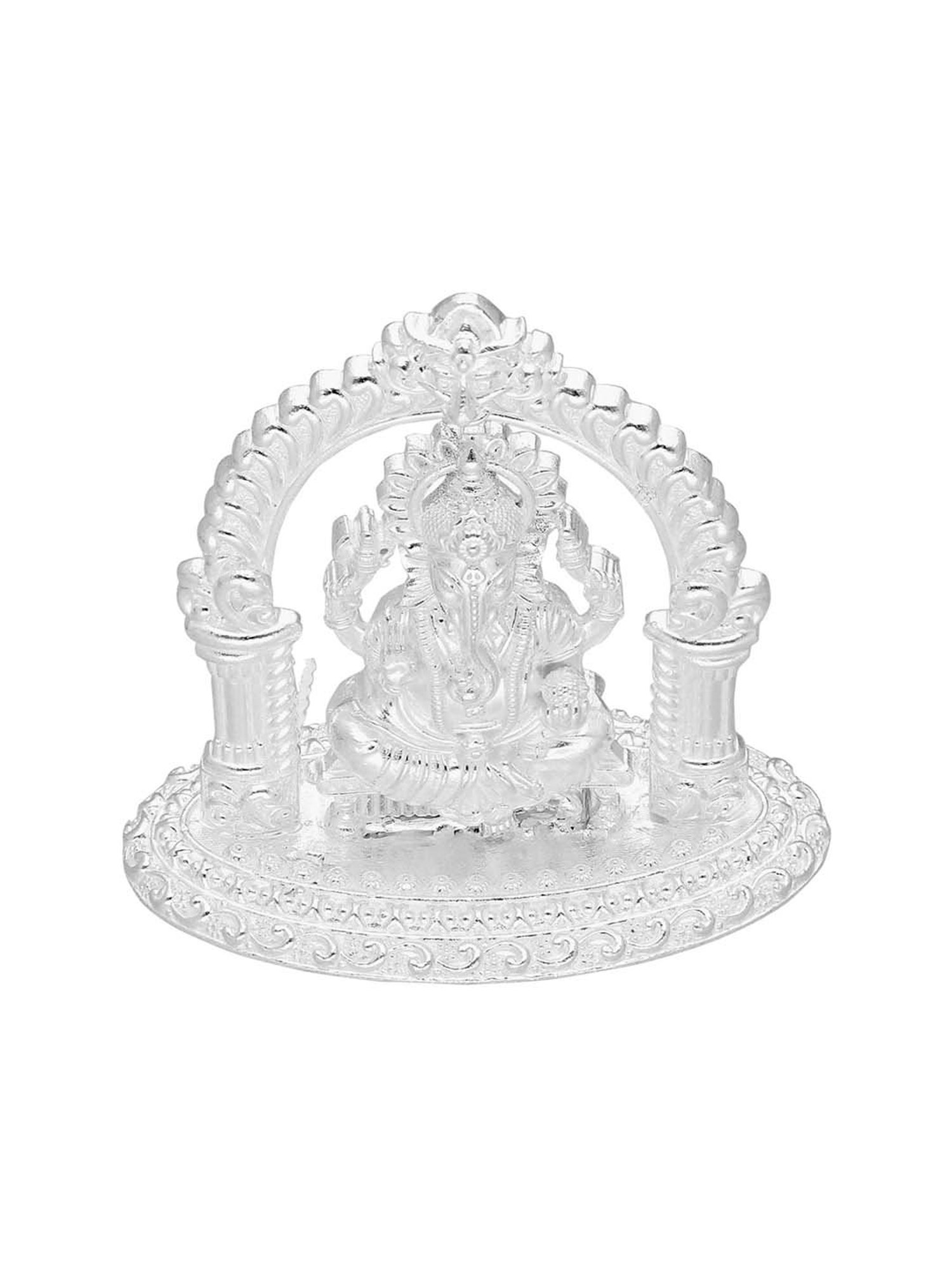 Sri Jagdamba Pearls 0.8 Silver Vishnu Idol