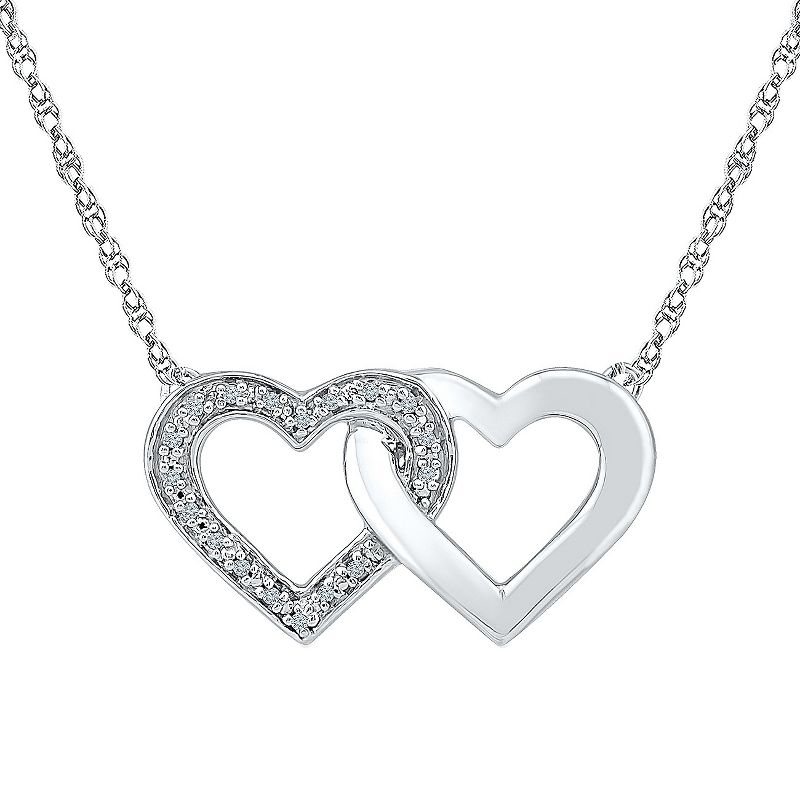 Pompeii3 3/4ct Round Bezel Solitaire Real Pendant 14K White Gold