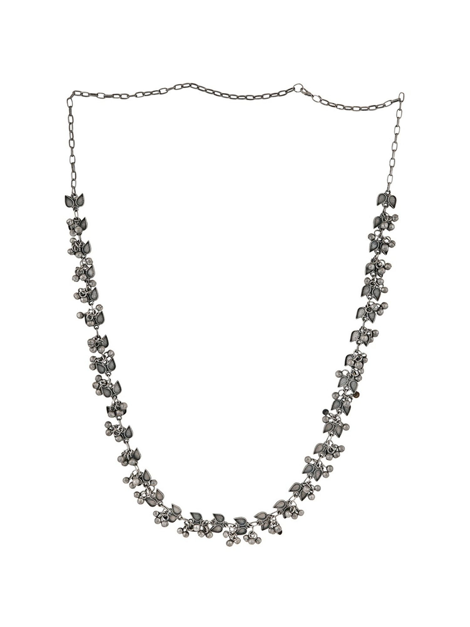 Teejh Padmini Silver Waistband for Women