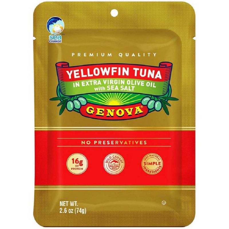 Yellowfin Tuna in Olive Oil Pouch - 2.6oz