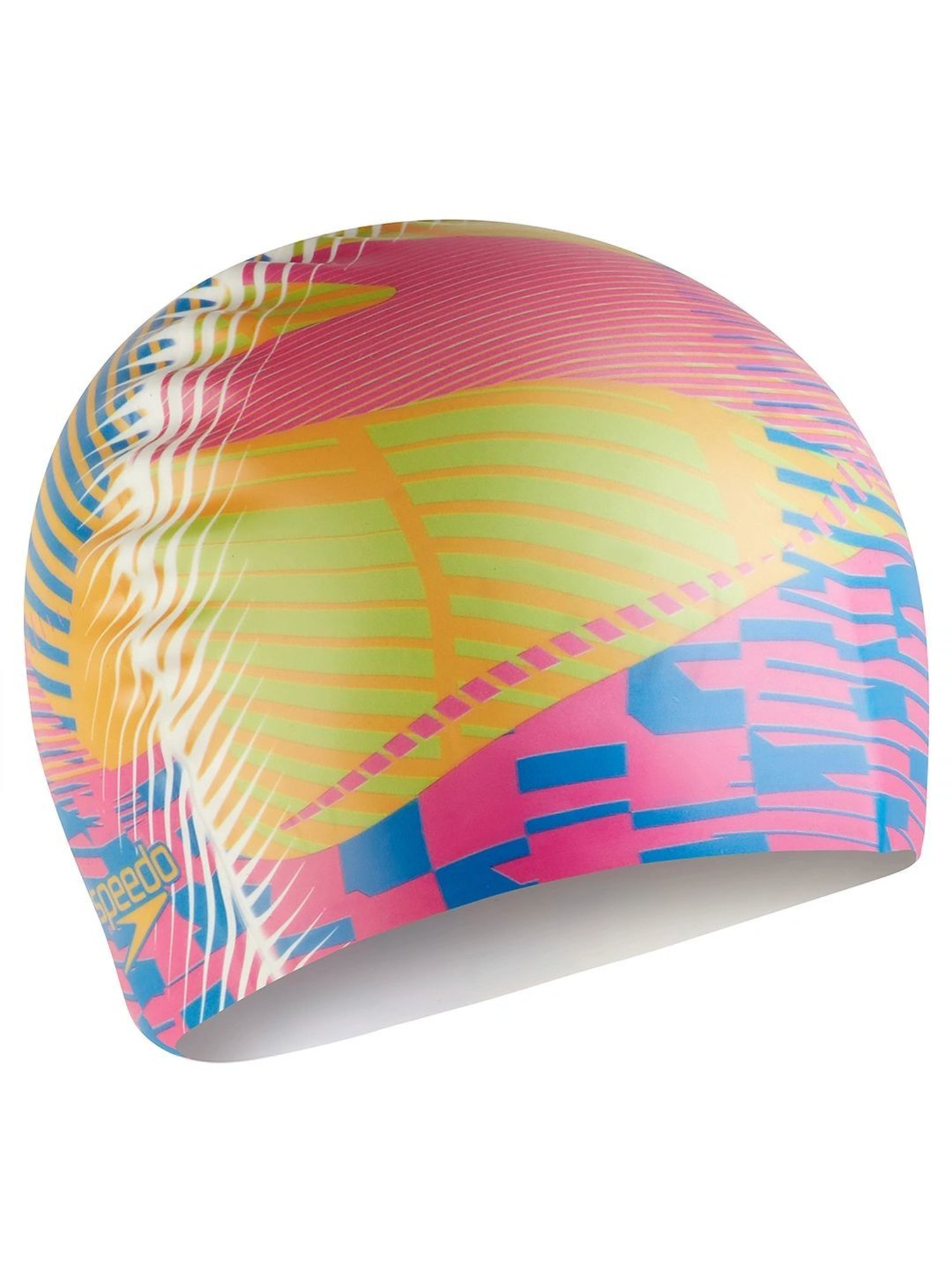 Speedo Unisex Digital Printed Swim Cap (Multicolor)