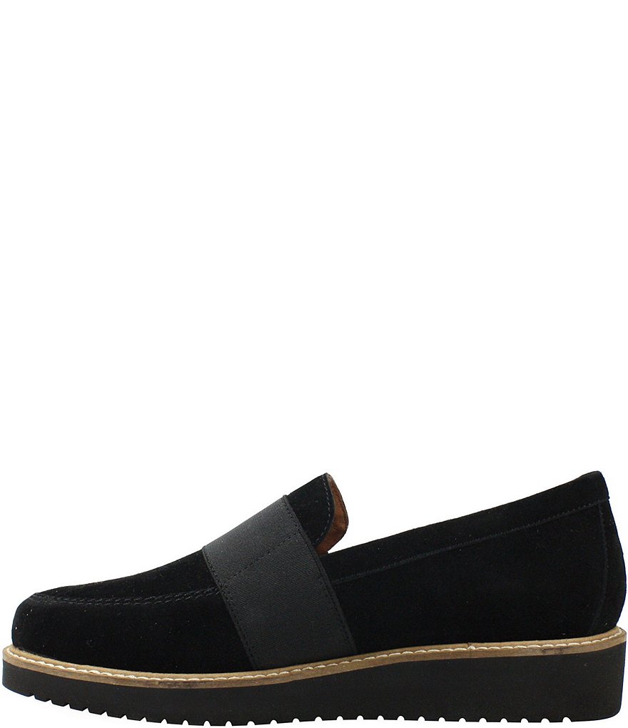 L'Amour Des Pieds Xanthus Suede Slip On Loafers