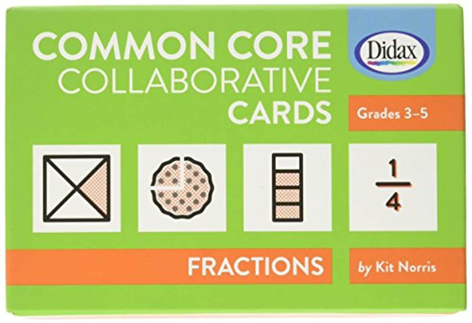 Didax Fractions Common Core Collaborative Cards 211395