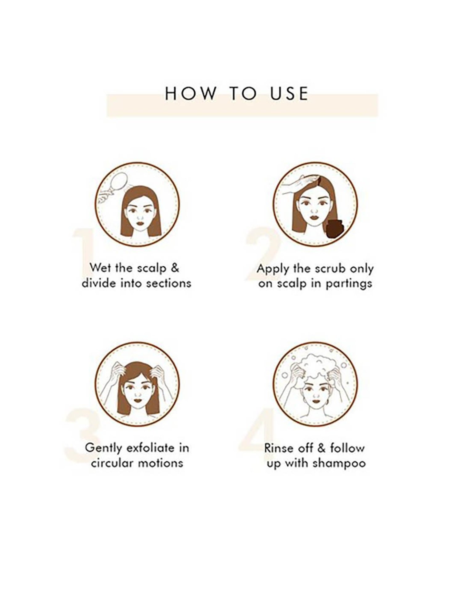 mCaffeine Naked & Raw Coffee Scalp Scrub - 250 gm