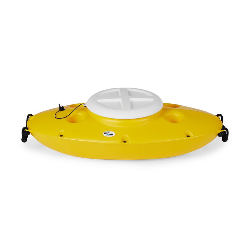 CreekKooler Kayak or Canoe River Floating Beverage & Food Storing Cooler, Yellow