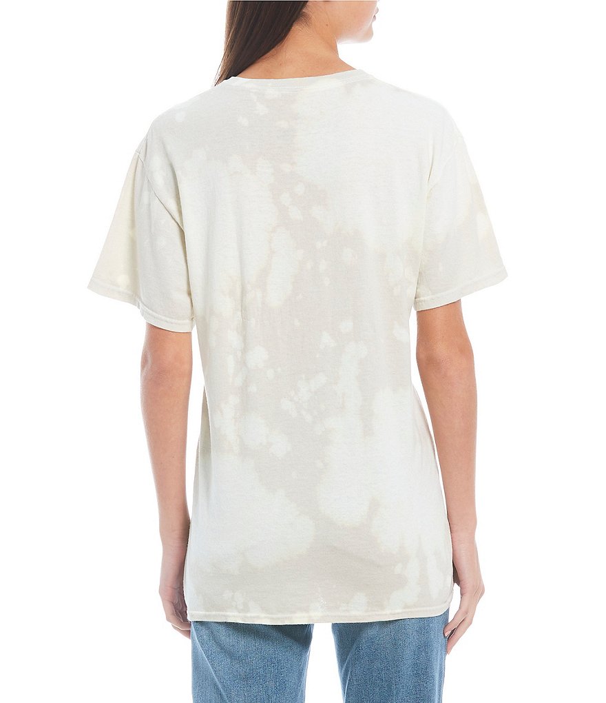 Junk Food Tie Dye Waving Mickey Short Sleeve Graphic Tee
