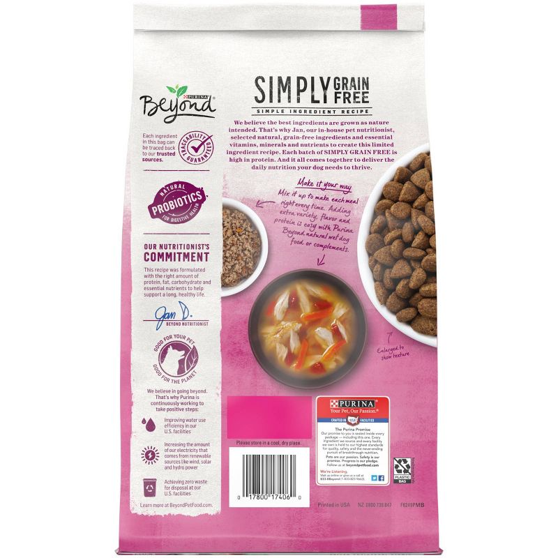 Purina Beyond Grain Free Beef & Egg Recipe Dry Dog Food - 3lbs