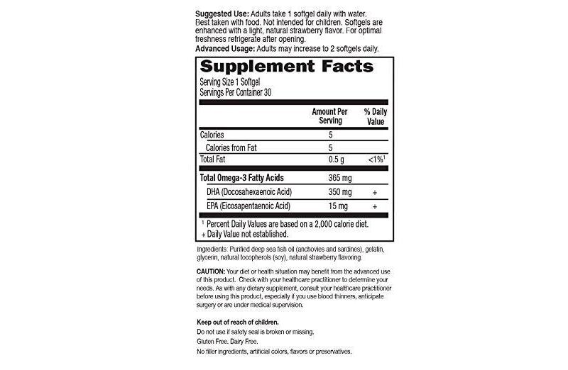 Garden of Life Omegas And Fish Oil Oceans Mom Prenatal Dha Softgel 30ct.