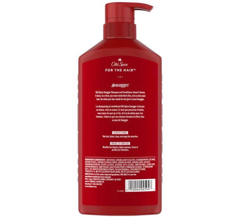 Old Spice Swagger 2-in-1 Shampoo and Conditioner for Men - 21.9 fl oz