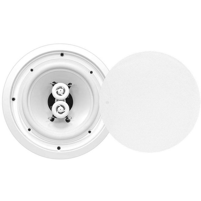 4 New PYLE PWRC82 400W 8" 1600W 2 Way Indoor/Outdoor Waterproof Ceiling Speakers