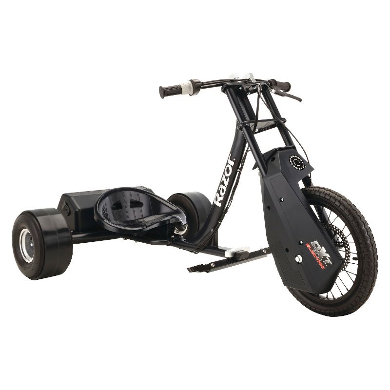 Razor DXT Electric Powered Drift Trike - Black