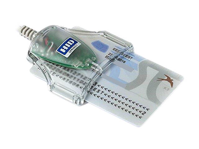 HID R30210315-1 Omnikey Desktop Reader, 3021, Small Form Factor - Gray