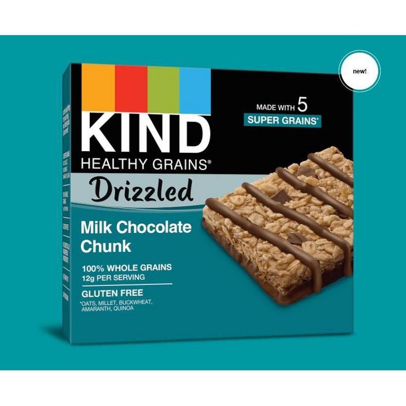 KIND Drizzled Milk Chocolate Chunk - 1.16oz/5ct