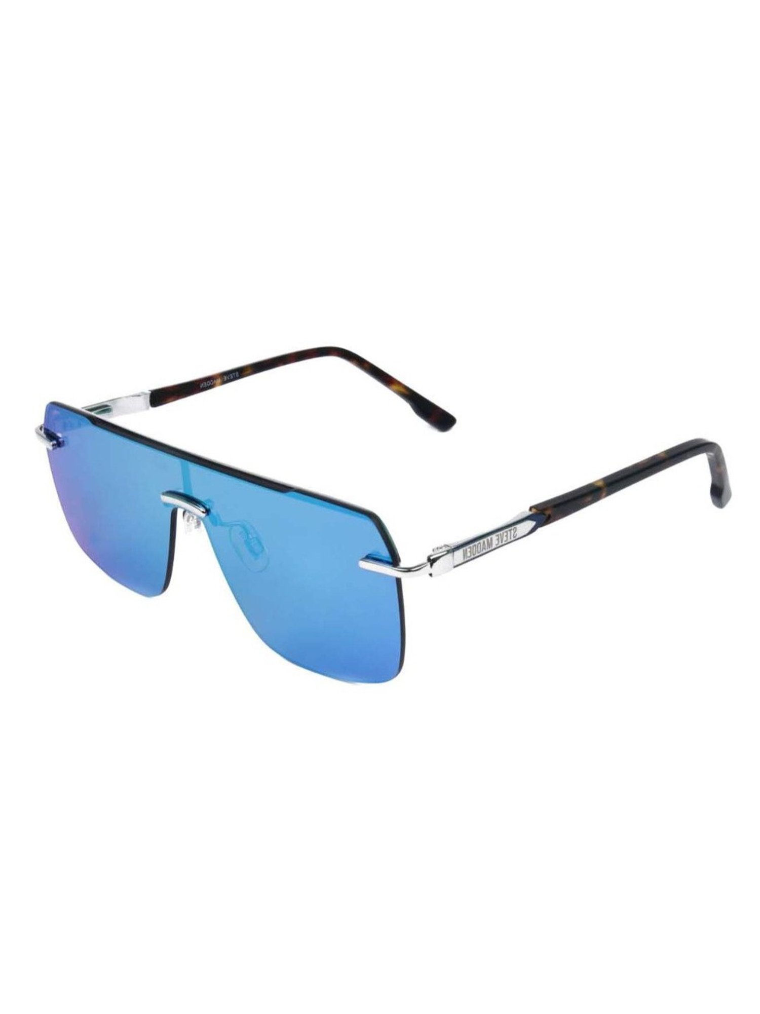 STEVE MADDEN SM1013SILVER127140 Shield Sunglasses for Men