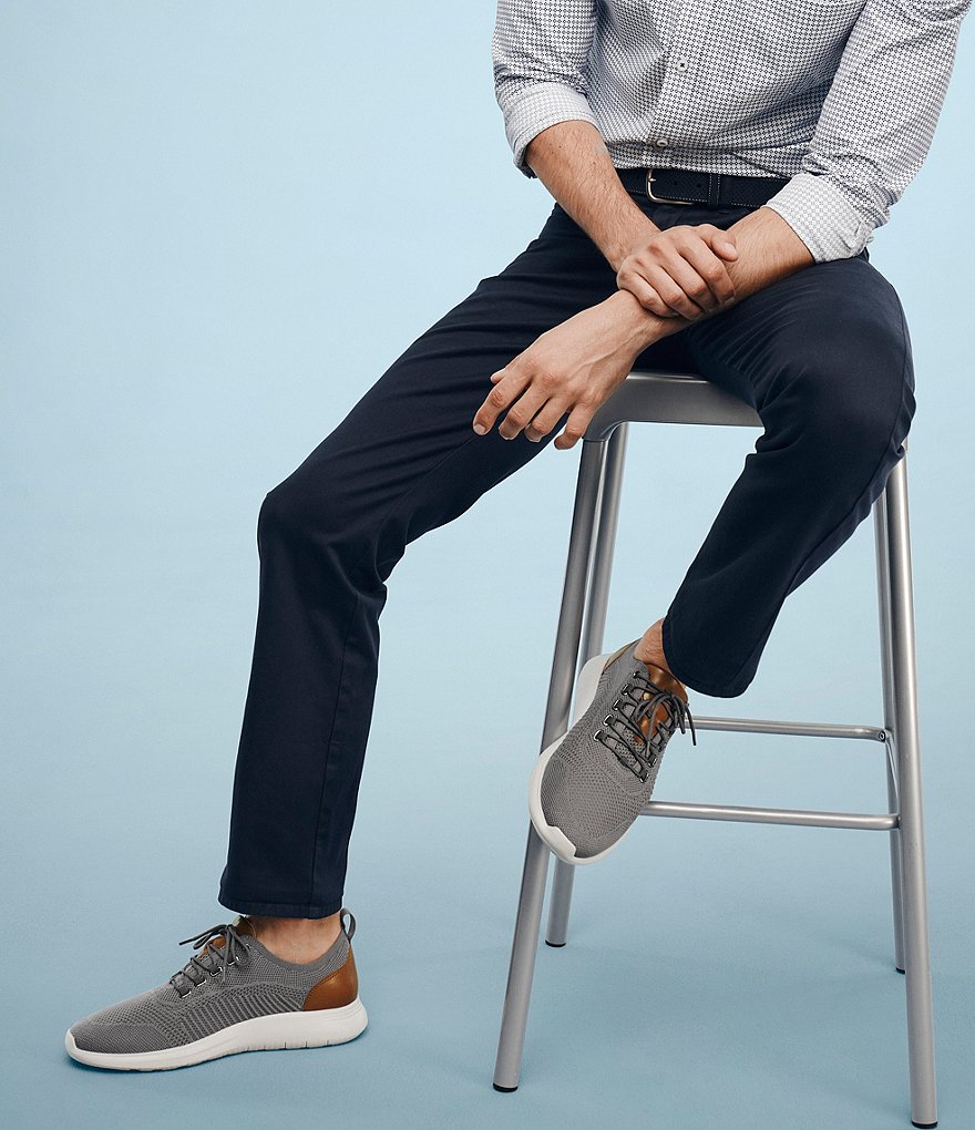 Johnston & Murphy Men's Amherst Knit U-Throat Shoes