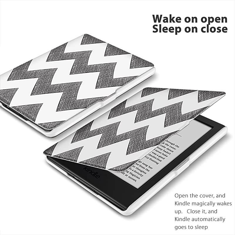 Case for Kindle 8th Generation - Slim & Light Smart Cover Case with Auto Sleep & Wake for  Kindle E-Reader 6" Display, 8th Generation 2016 Release (Hot Pink)