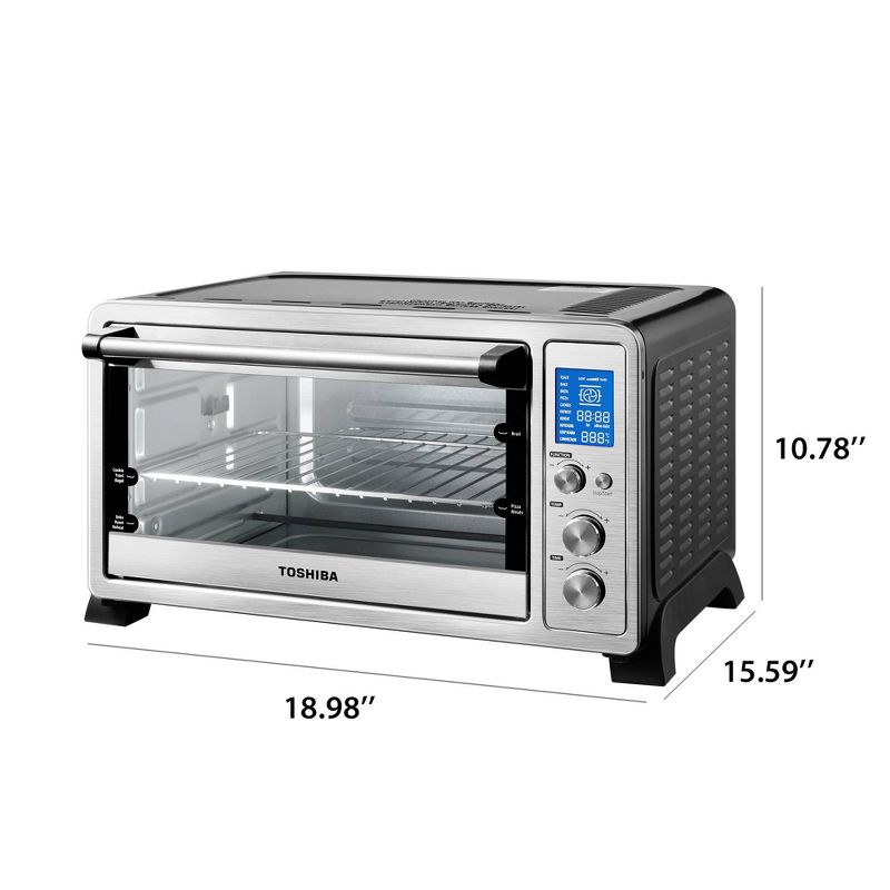 Toshiba Digital Toaster Oven - Silver