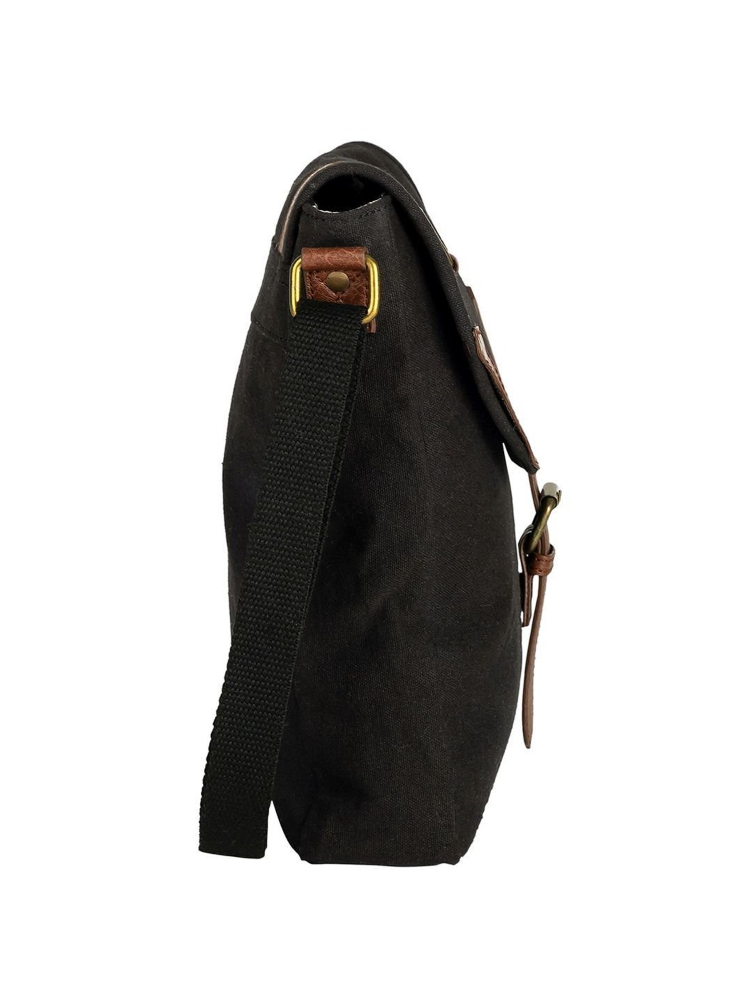 Mona B Black Solid Medium Cross Body Bag