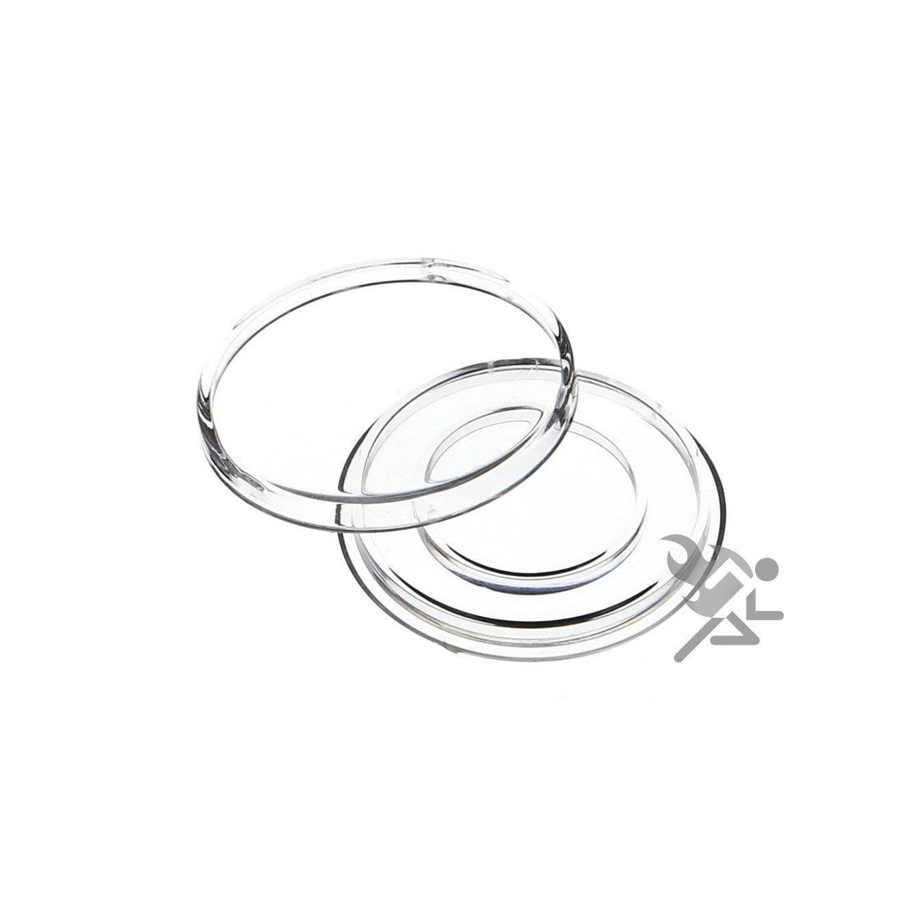 (25) Genuine Air-Tite Coin Holders Brand Direct Fit Coin Capsules Protect your Valuable Silver, Gold, Platinum, Challenge, and Medallion Coins with our Crystal Clear Protective Holders (A-16 (16.5mm))