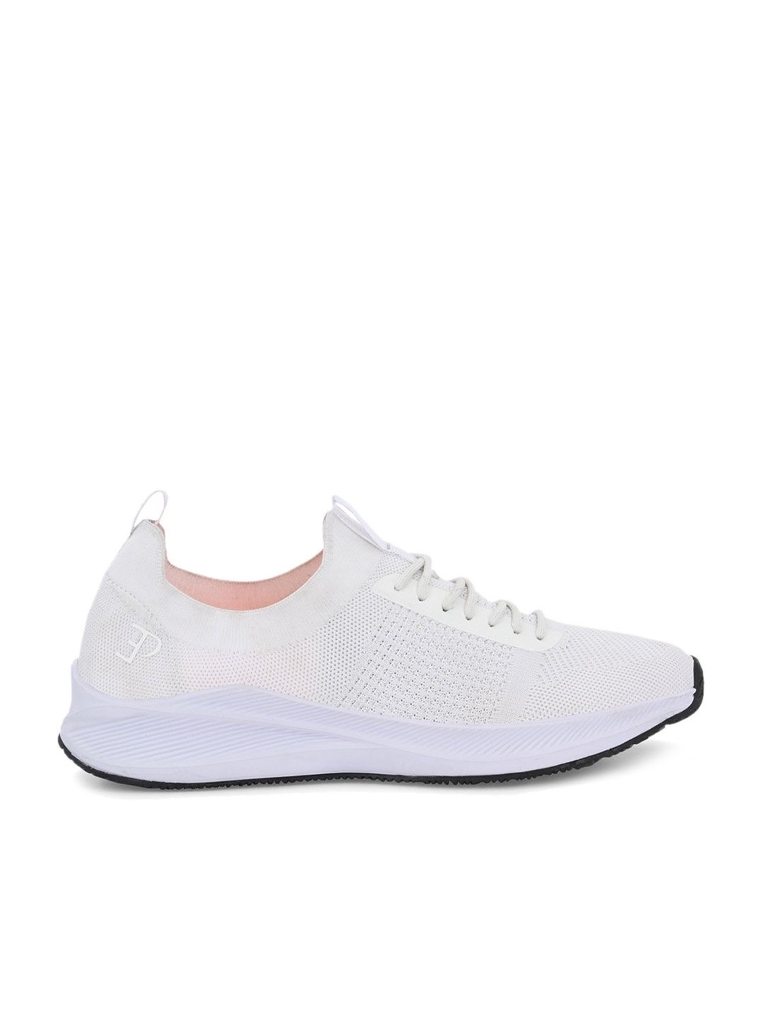 El Paso Men's White Running Shoes