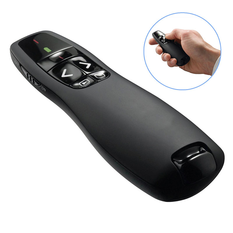 Wireless USB PowerPoint PPT Presenter Remote Control Laser RF Pointer Pen 2.4GHz