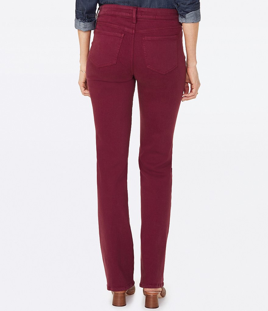 NYDJ Petite Size Marilyn Button Fly Straight Leg Jeans