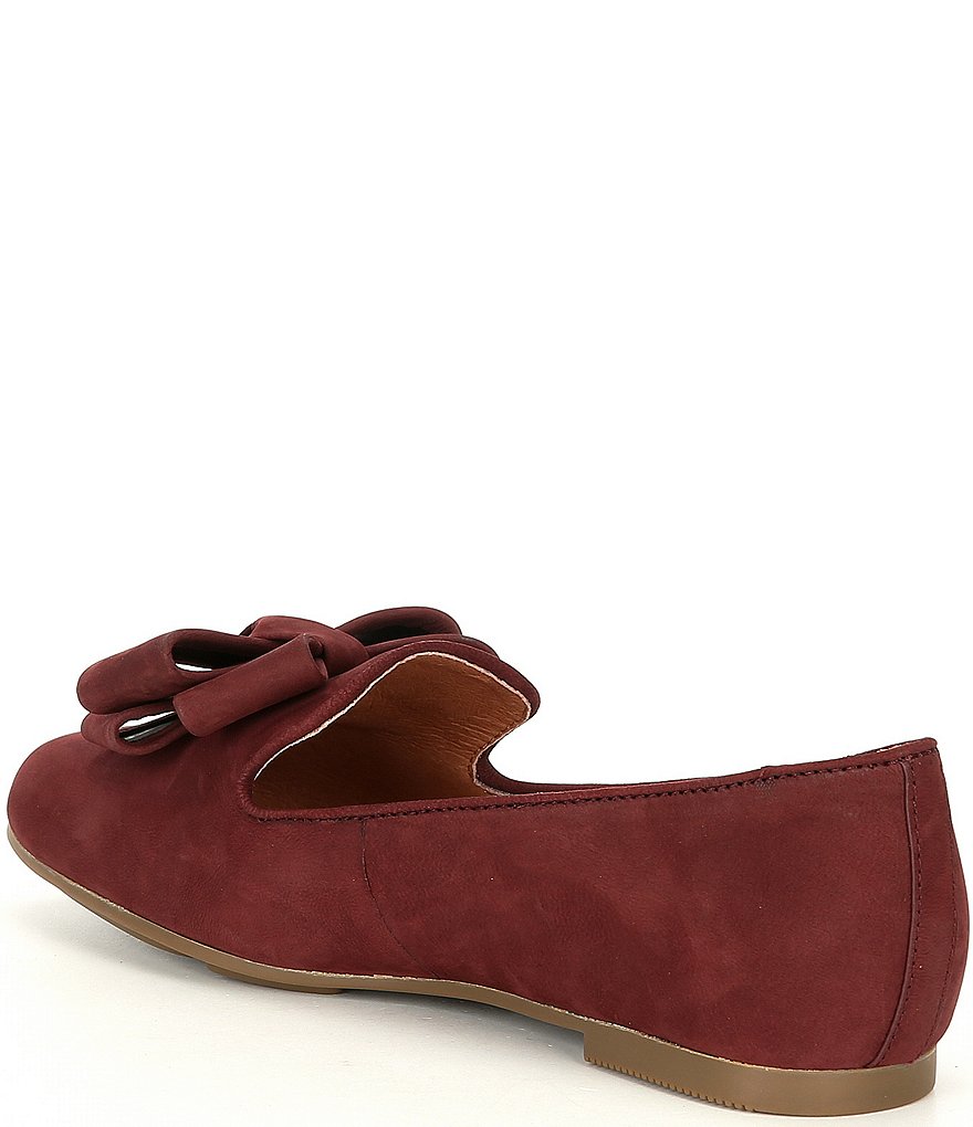 Gentle Souls Eugene Nubuck Ribbon Bow Loafers