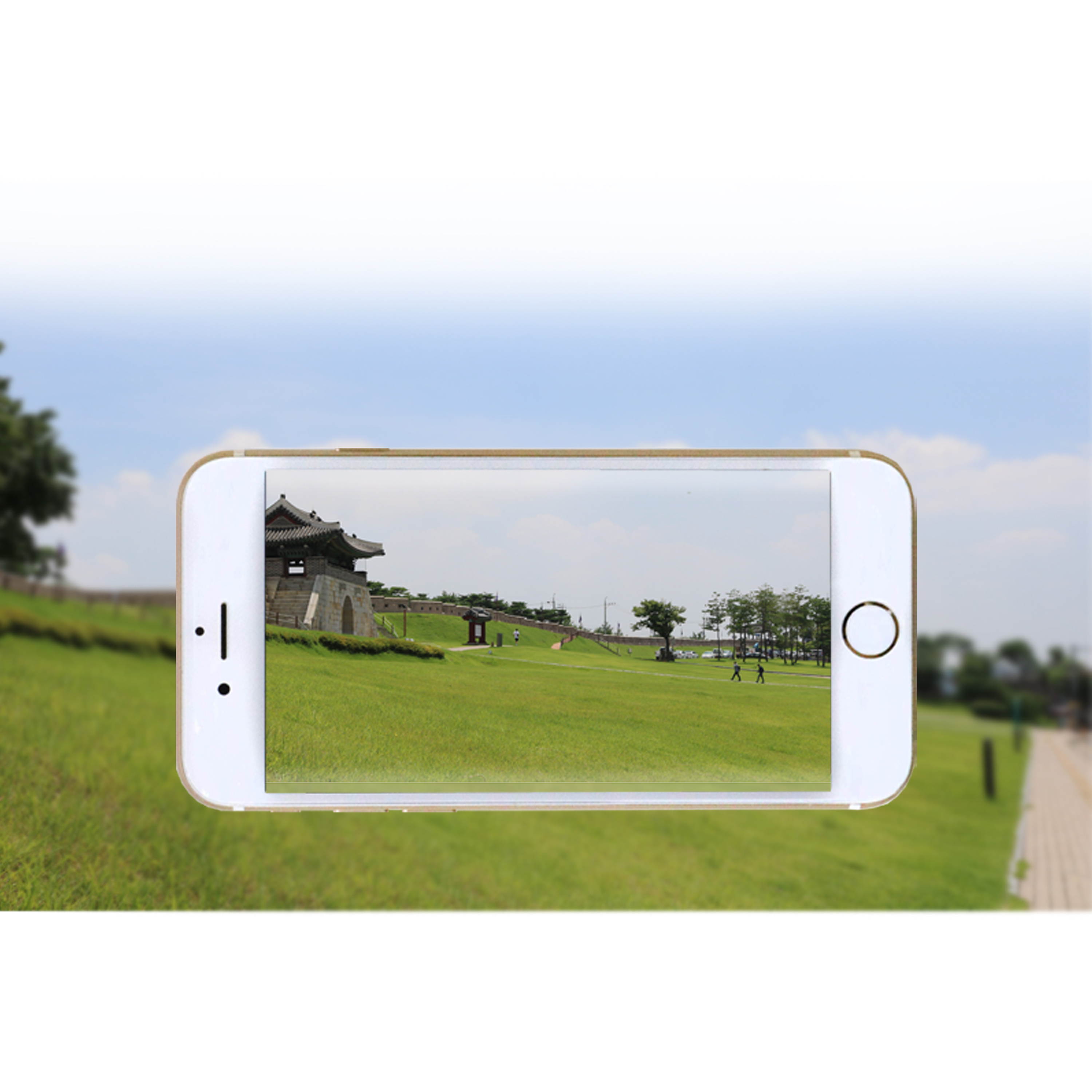 Visphone Tempered Glass with Install Guide + Film iPhone 8+