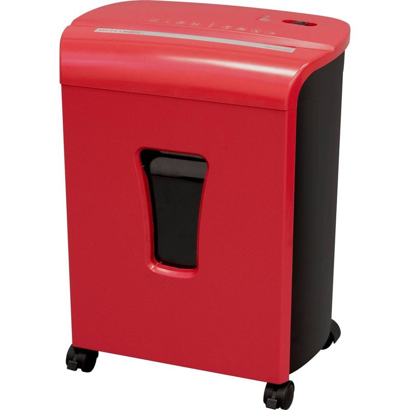 Sentinel 10-Sheet Microcut Shredder Red - Intek