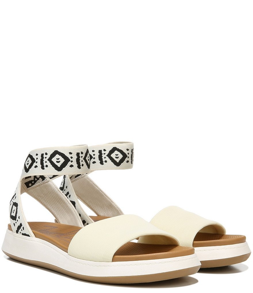 Zodiac Cyprus Tribal Print Flatform Sandals