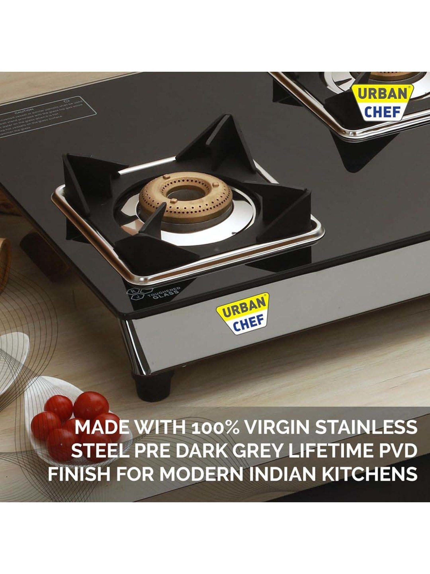 Range Kleen 4pc Porcelain Drip Pan Set Black