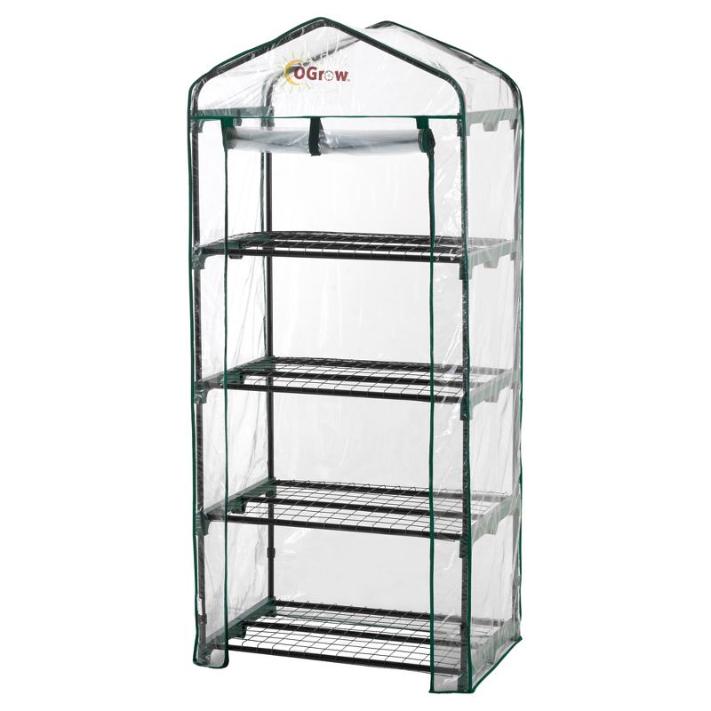 Ultra - Deluxe 4 Tier Portable Bloomhouse  - Clear - Ogrow