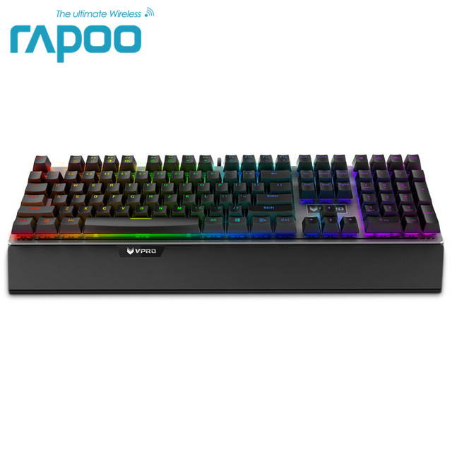 Rapoo V720 RGB Backlight Mechanical Gaming Keyboard 108 Keys N-Key Rollover Mechanical Switch Computer Gaming Keyboard