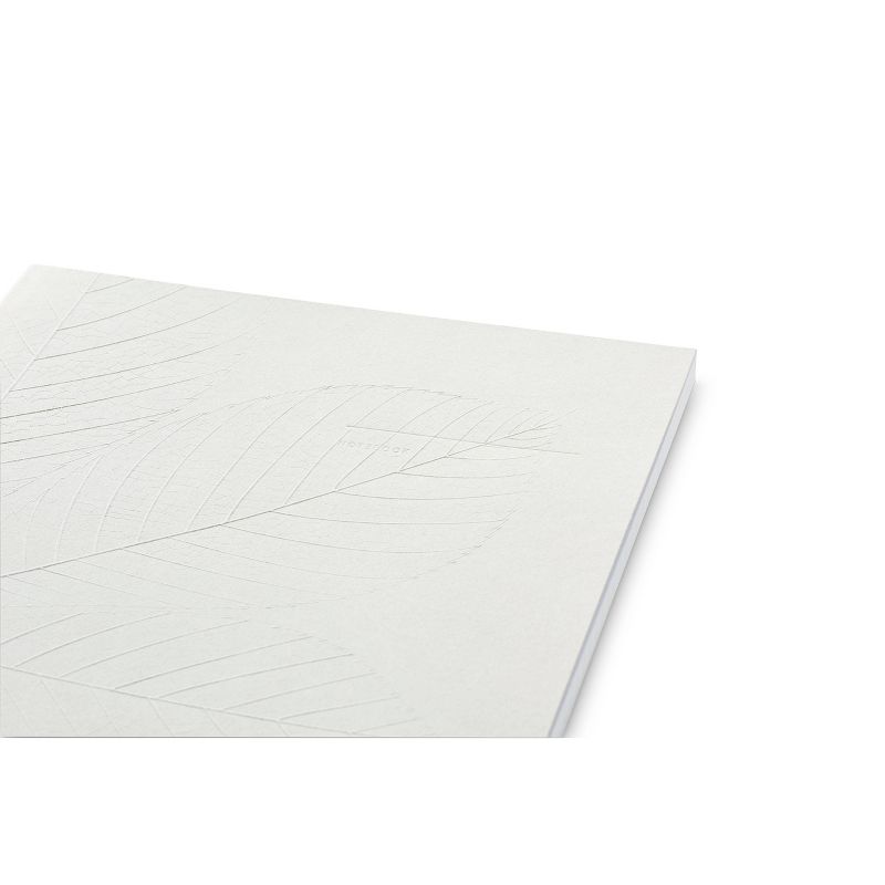 128 page College Ruled 1 Subject Spiral Notebook 10"x7.5" Debossed Gray - Good Office Day