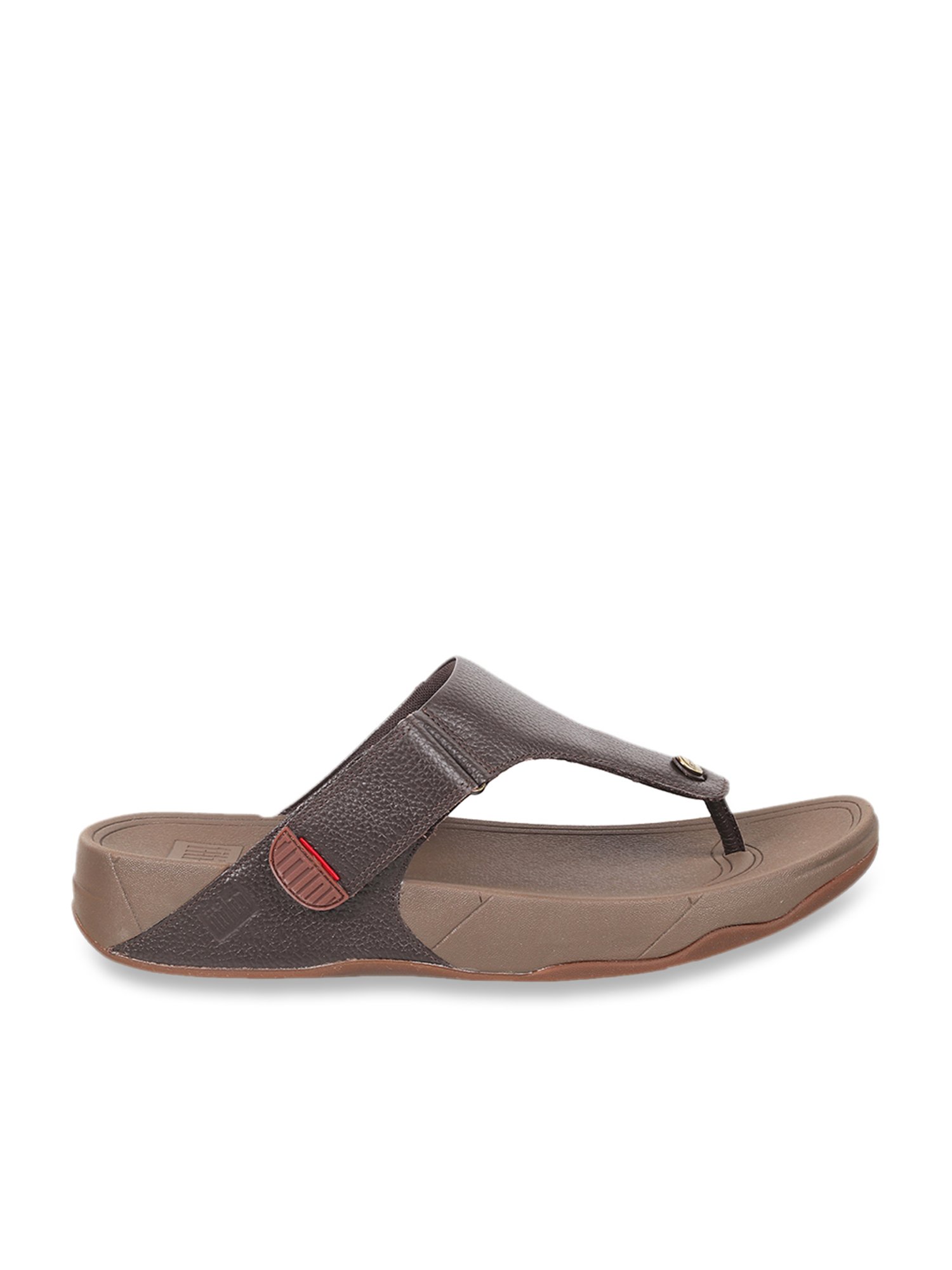 FitFlop Men's Brown Thong Sandals