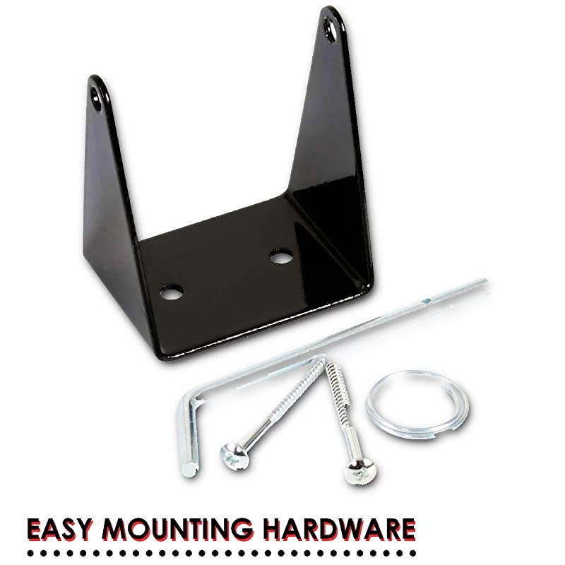 PRO Mini Extension Cord Reel Retractable Heavy Duty Industrial Steel Long 30 FT 16AWG SJTW Commercial Cable S3 Triple Tap Connector with Mounting Bracket Perfect for Indoor Use