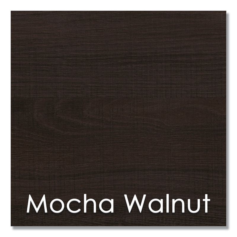 Linea Italia(R) Kompass Flexible Home/Office Desk, 33 x 23.75 x 48, Mocha SH764MOC