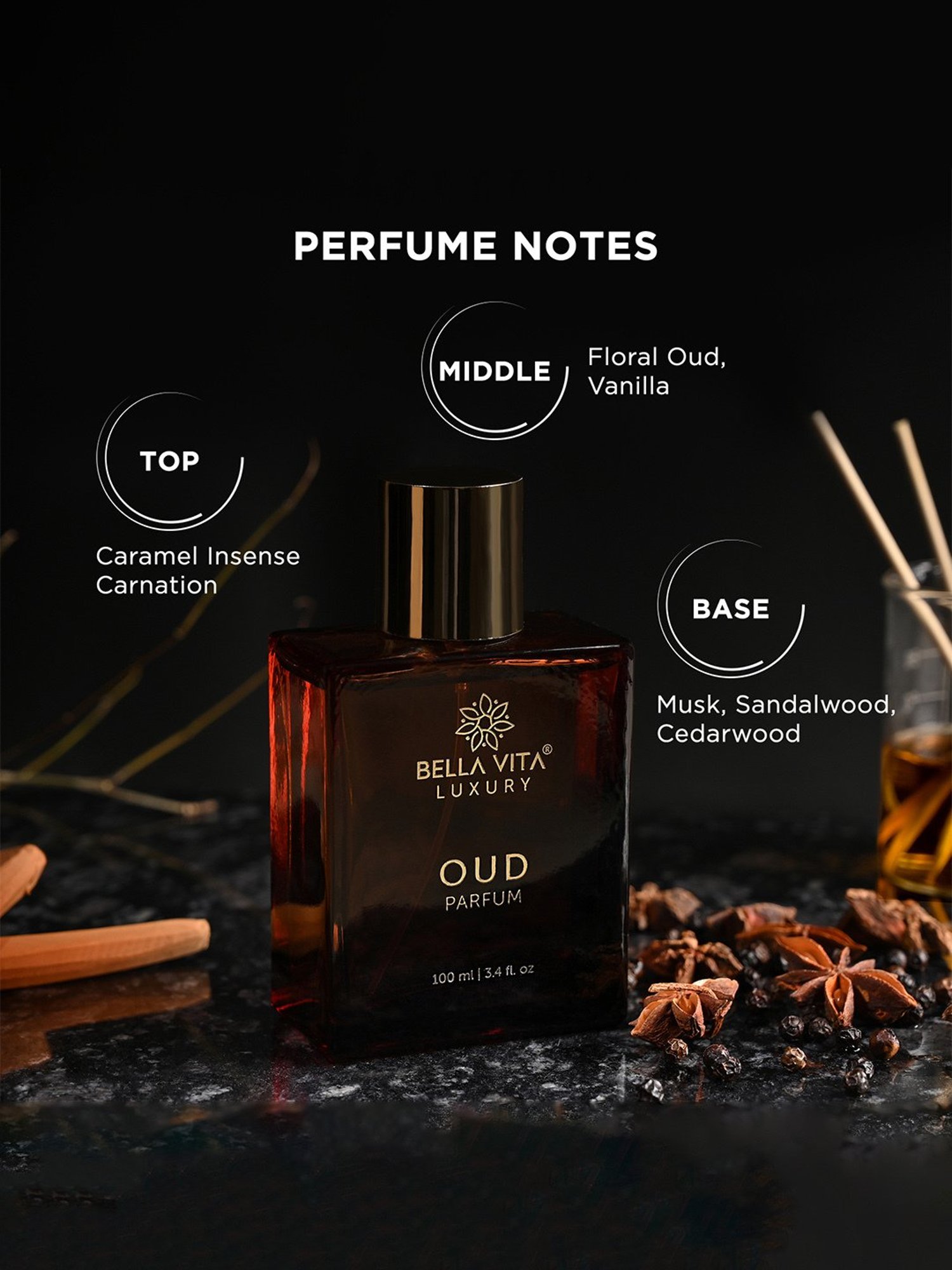 Bella Vita Luxury Oud Parfum - 100 ml