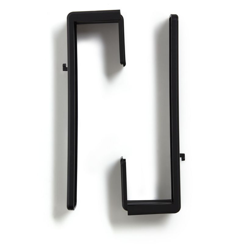 TRU RED Over Wall Hangers for Wall Files, Blk, 2/Pack TR55352