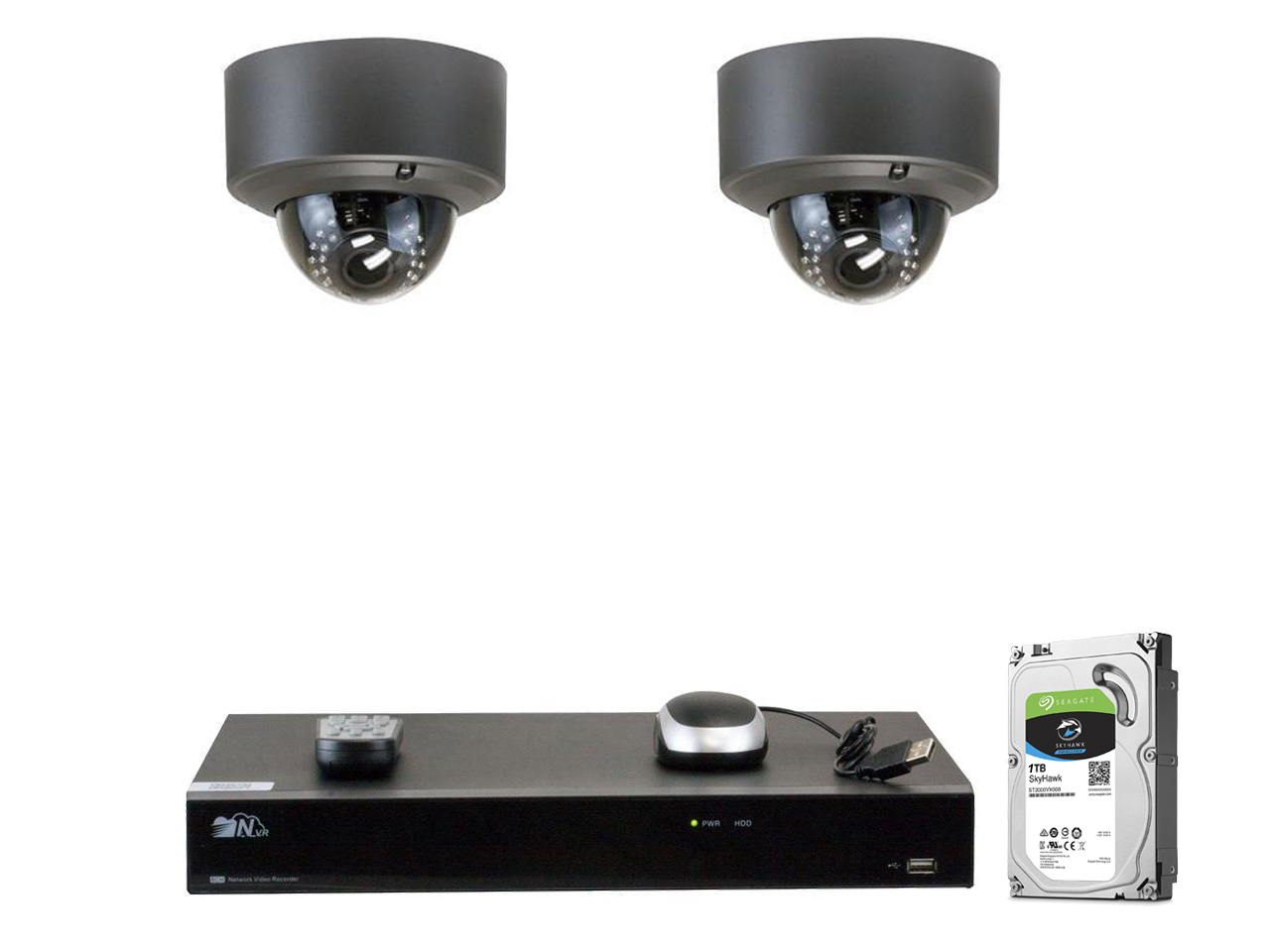 GW Security 32CH H.265 4K NVR 5-Megapixel (2592 x 1520) 4X Optical Zoom Network Plug & Play Video Security System, 32pcs 5MP 1920p 2.8-12mm Motorized Zoom POE Weatherproof Dome IP Cameras