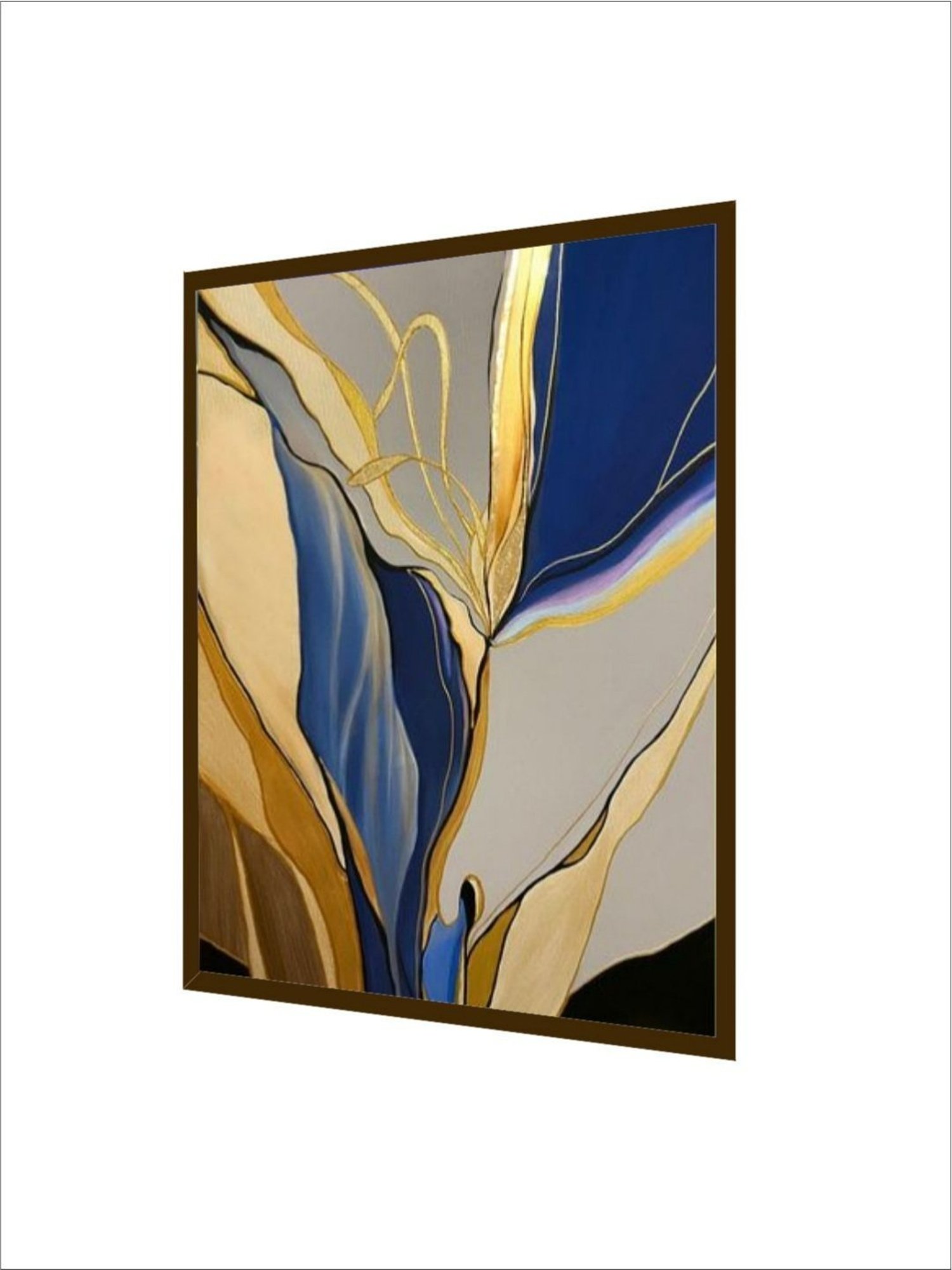 The Art House Abstract Multicolor Canvas Painting