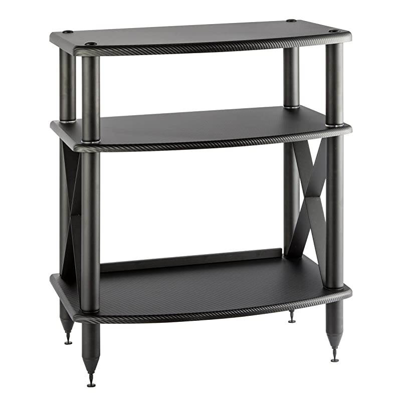 Vulcan TT Turntable Stand with Vinyl Record Storage (Carbon Fiber)