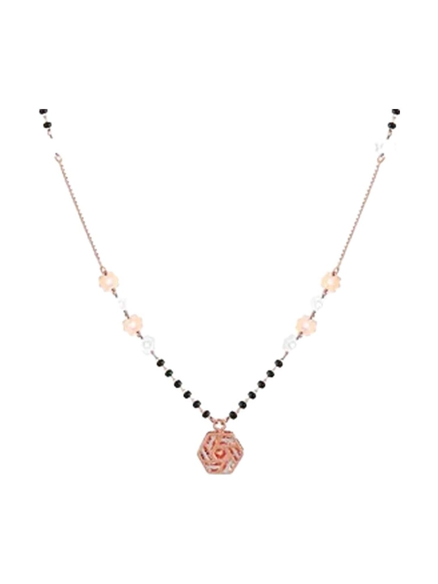 Malabar Gold and Diamonds 18k (750) BIS Hallmark Two Tone Gold Mangalsutra For Women